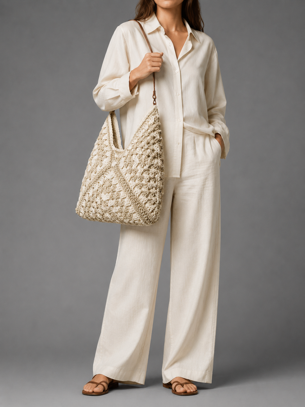 Viora Riviera Handwoven Beach Tote